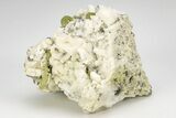 Green Titanite (Sphene), Pericline & Muscovite - Pakistan #209287-2